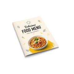 Booklets Saddle Stitch (Food Menu)