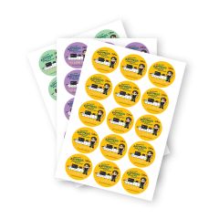 Sticker on Sheet